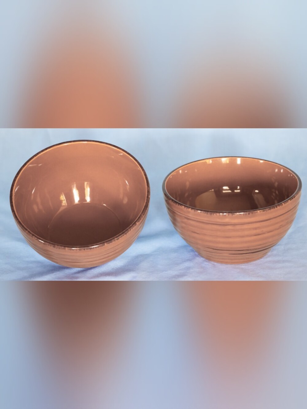 Beautiful Gallery Tabletops Rustico Stoneware Bowls.2 Set